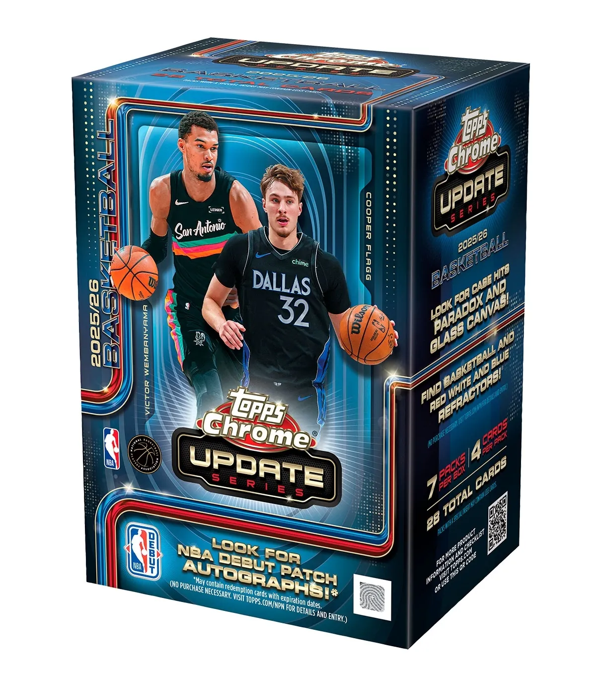Value Box NBA Basketball Update 25/26 de Topps